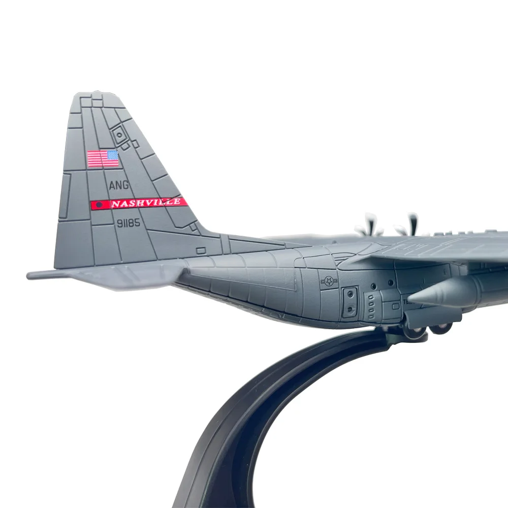 1:200 1/200 Scale US Lockheed C-130 Hercules Transport Aircraft Diecast Metal Airplane Military Plane Model Children Toy