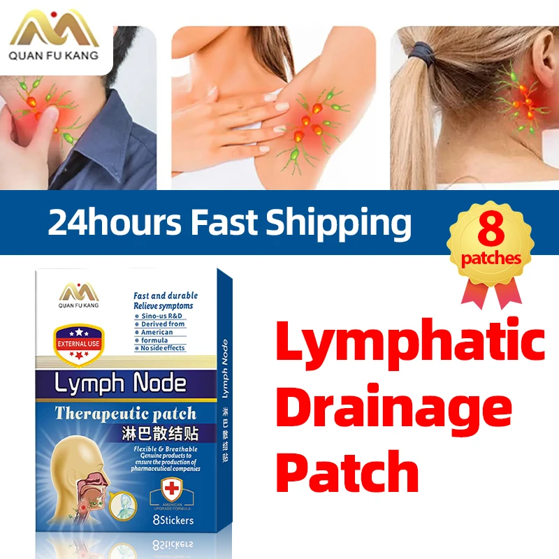 

Lymphatic Detox Treatment Patch Lymph Nodes Drainage For Armpit Neck Breast Anti-Swelling Care Medicine American Formula