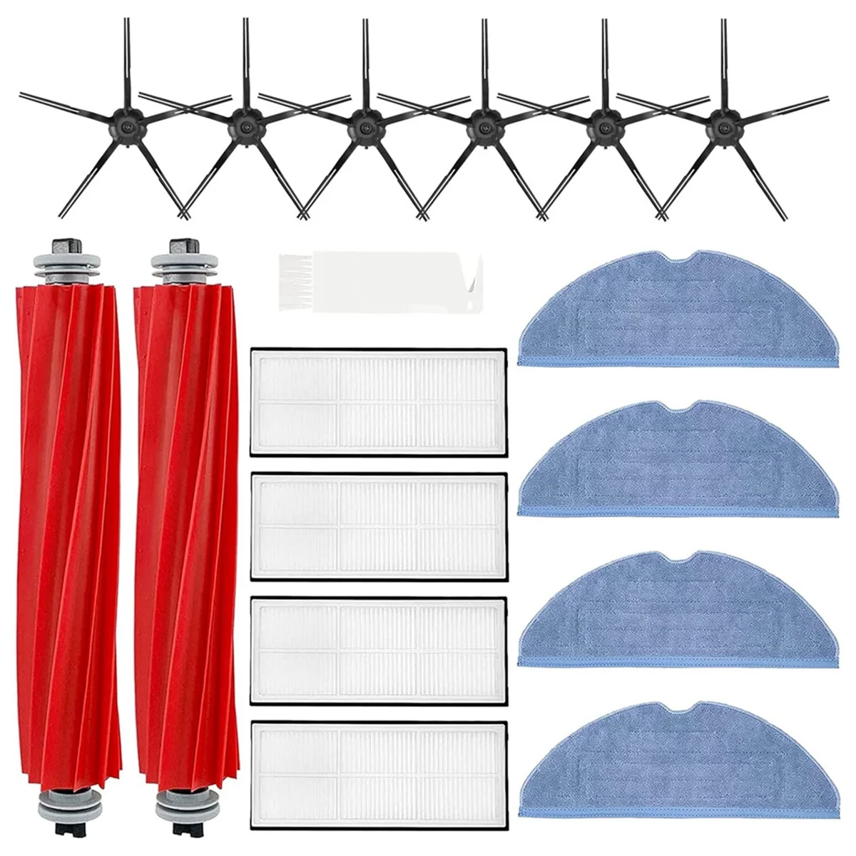 

A76Z For S7 S7+ S7 MaxV, S7 MaxV Plus T7S T7 Plus T7S Plus Main Side Brush Hepa Filter Mop Cloth Spare Parts