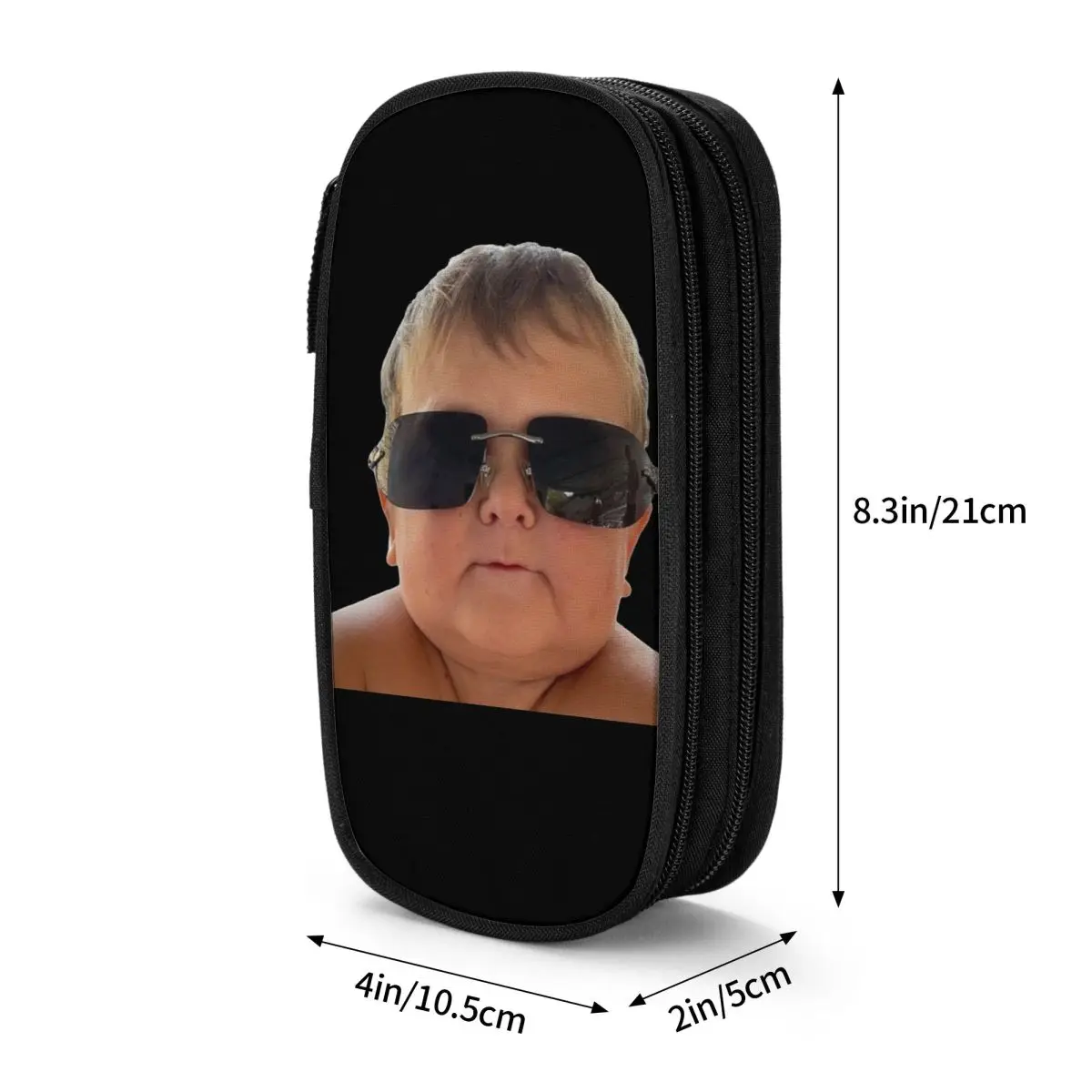 Hasbulla Magomedov Mini Khabib Pencil Case Fashion Pen Holder Bag for Student Big Capacity Office Cosmetic Pencilcases