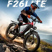 DUOTTS F26 Lite Electric Bike 500W Motor 48V18AH 26 Inch Fat shoot Hill Off Road Full Suspension MTB Electric Bicycle For Adult