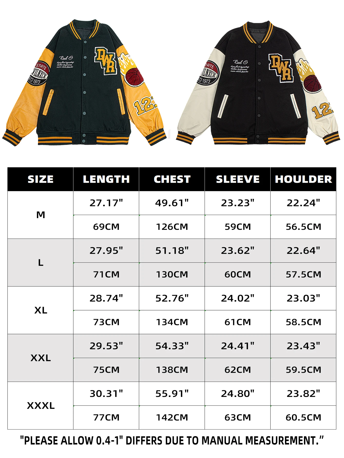 Blouson universitaire vintage  - Varsity Jacket Letterman avis et prix