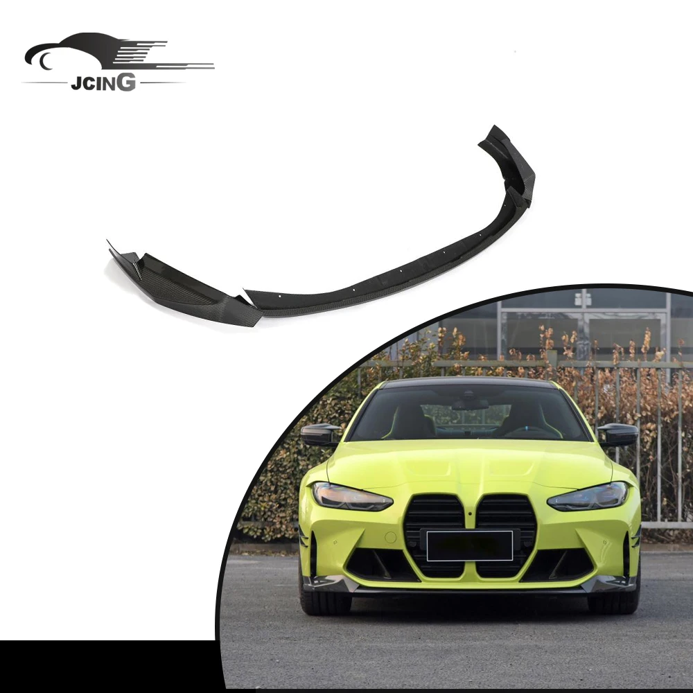 

ATV&UTVComfort Luxury for BMW G80 M3 G82 M4 Carbon Fiber Front Bumper Lip Splitters Universal Car Spoiler 2021 2022