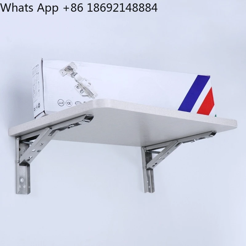 Triangle bracket Stainless steel movable bracket Folding wall baffle storage bracket