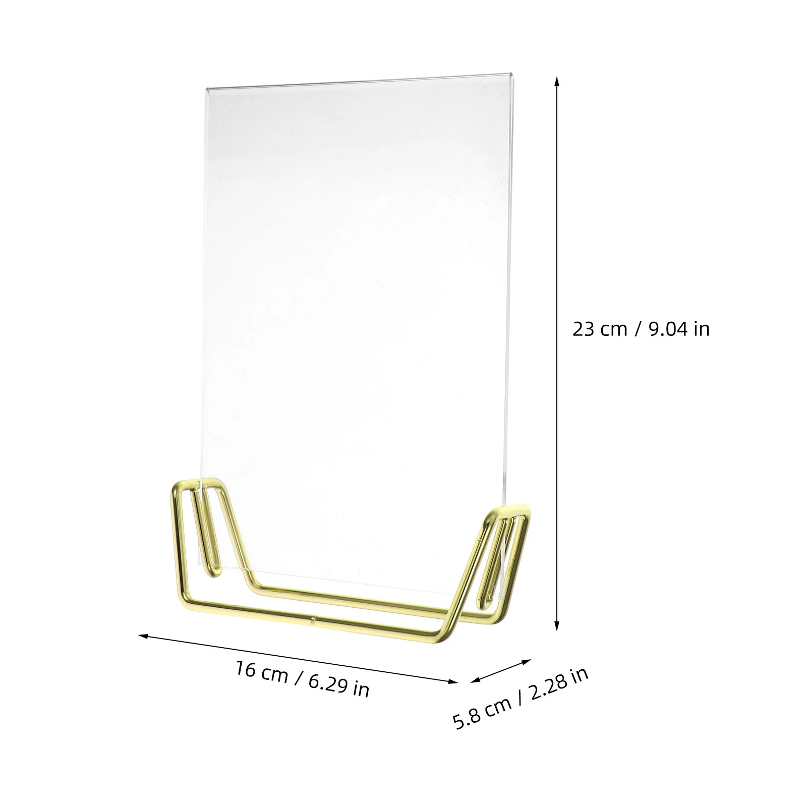 

Clear Acrylic Picture Frame 4X6 Inch Nordic Style Desktop Photo Display For Home Office Bedroom Decor Sturdy Tabletop