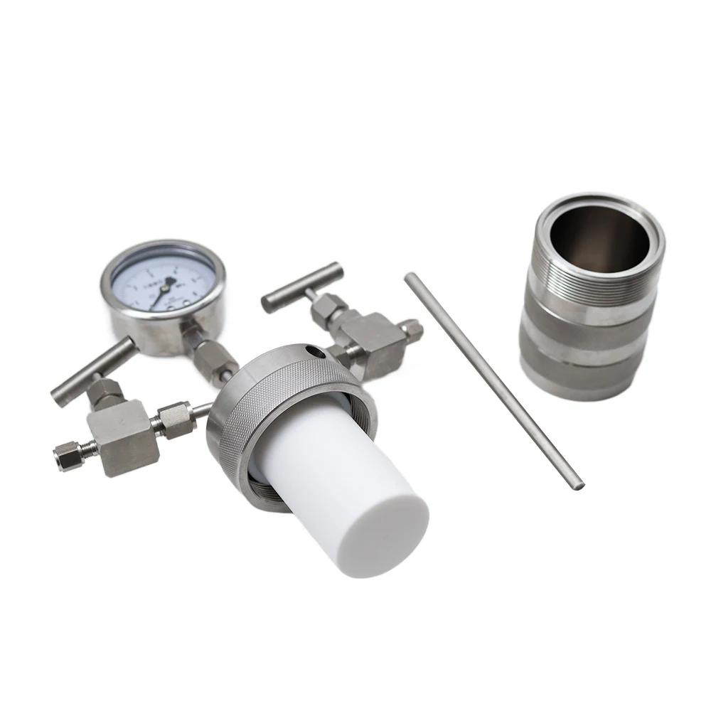 Imagem -06 - Autoclave Reactor Vessel Mais Inlet Outlet Gauge Hidrotermal 100ml 6mpa