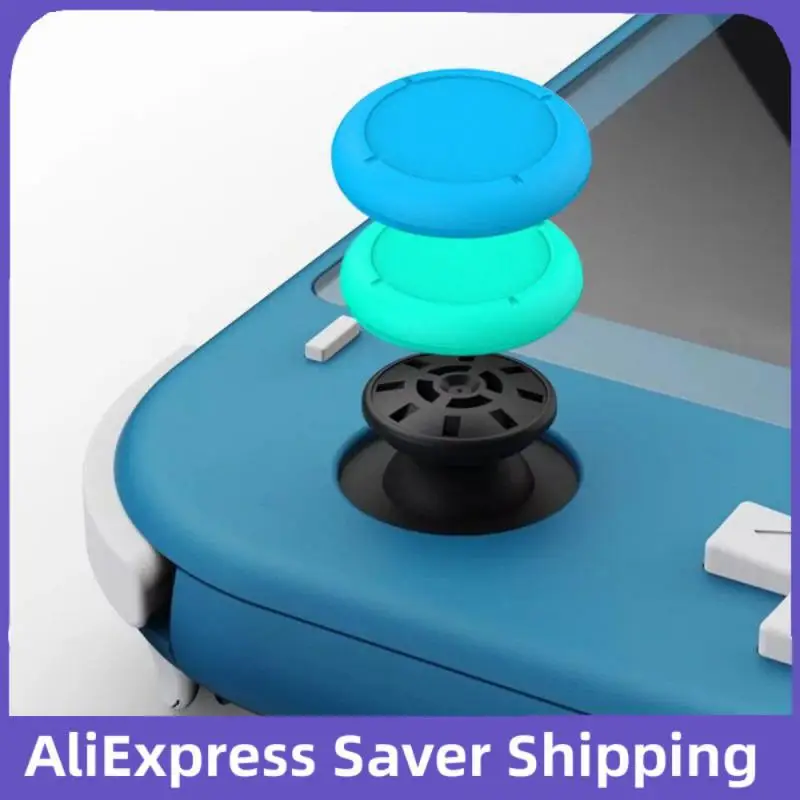 1/2pcs 3D Analog Cap Skin Replacement Part Repair Kit For Switch Controller Grip Button Stick Cover Thumb Grip Cap For Switch