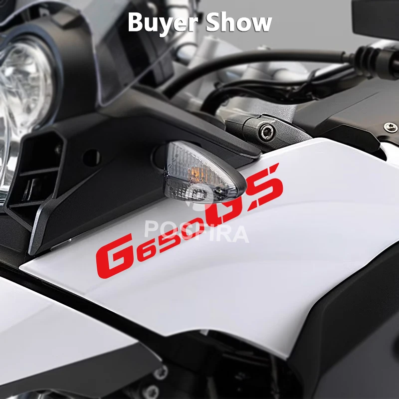 Naklejki POSFIRA Winylowe Naklejki na BMW G650GS G 650 G650 GS Wodoodporne Motocyklowe Owiewki Dekoracyjne Akcesoria