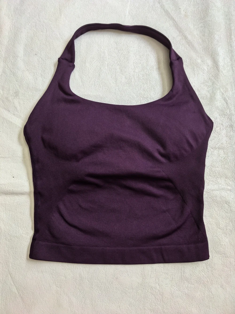 Neck Halter Shockproof Sport Longline Strappy Top Halterneck Vest Medium Support Yoga Gym Workout Seamless Fitness Sport Bra