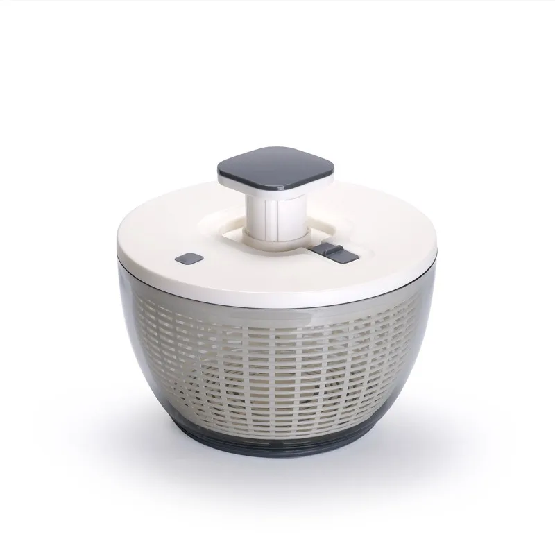 

Household multi-functional press vegetable dehydrator, large-capacity rotating drain basket