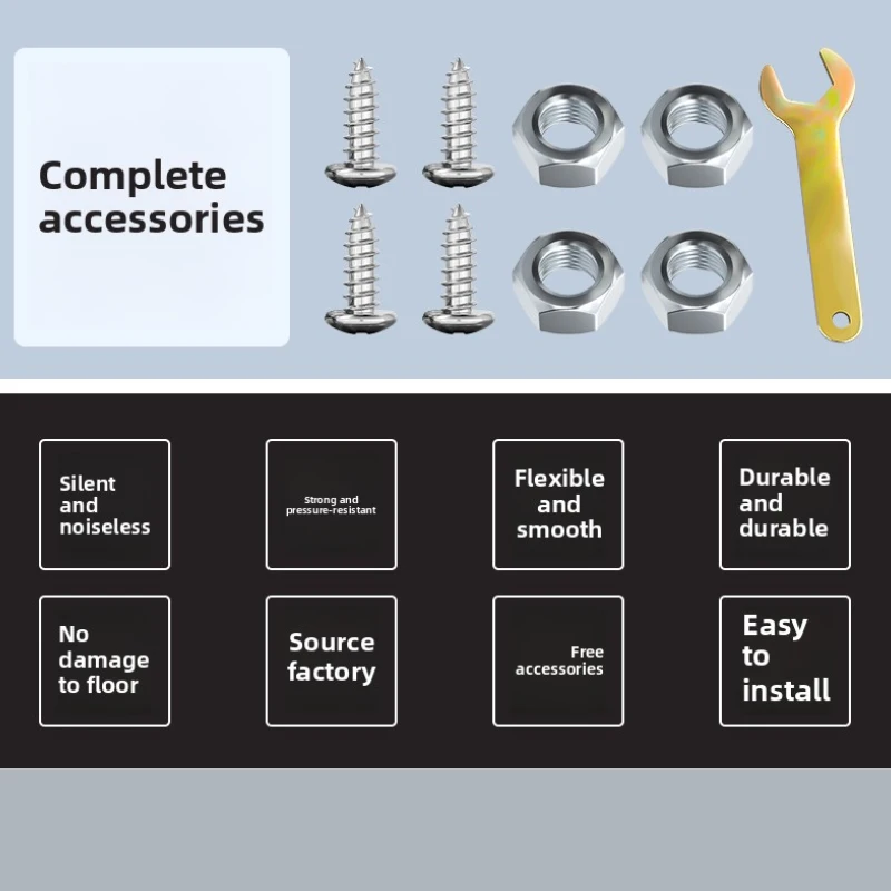 Roda resistente 2.5-4 polegadas universal acessórios rodas com freios roda direcional móveis rodízios polia silenciosa