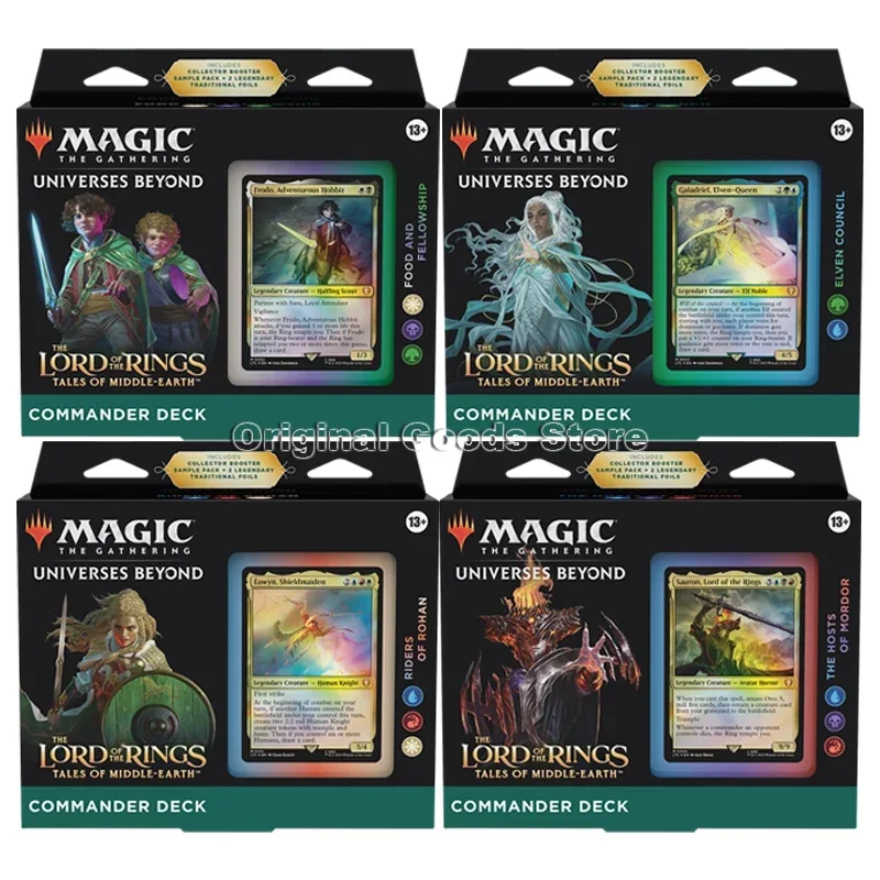 Oryginalna magia The Gathering The Lord of The Rings: Tales of Middle-Earth Card English Commander Deck Bundle Trading Cards