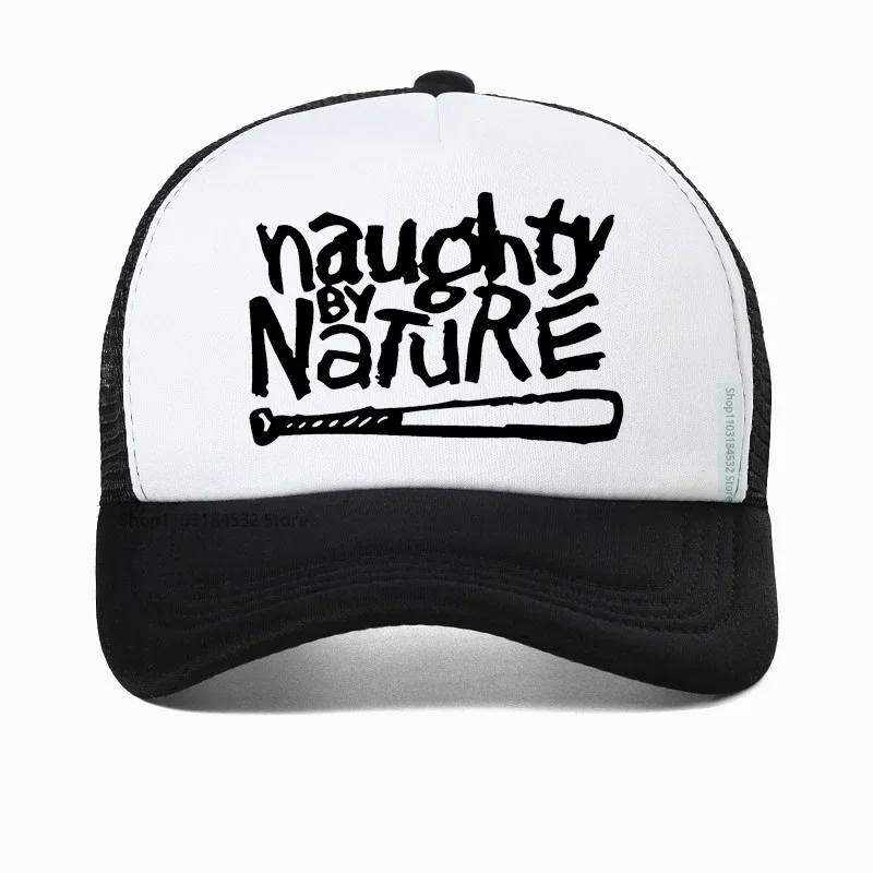 

Naughty By Nature Hip Hop Rapper hat For Men Fashion Brand Men's Baseball Cap cool Rapper rock Dad hat Summer Mesh Bonnet