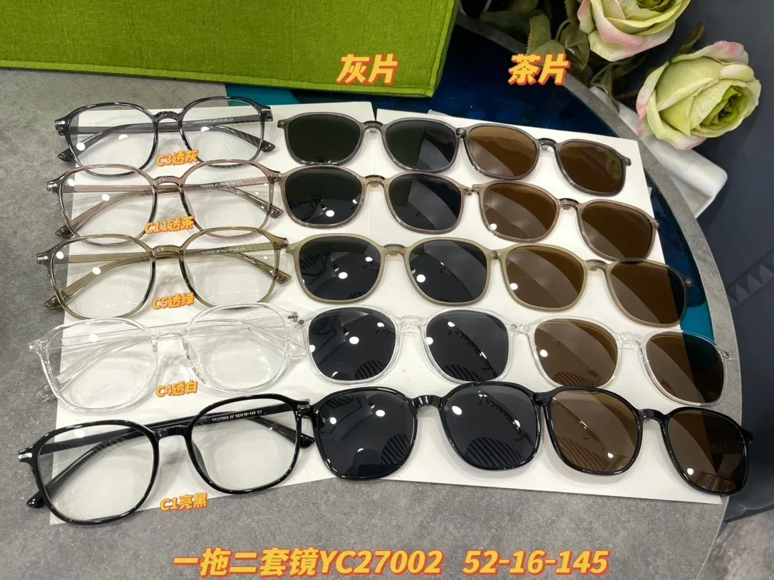 

3 in 1 Polarized Clip on Sunglasses Men Women Magnet Sun Glasses Driving Fishing Magnetic Eyewear Custom Prescription Myopia