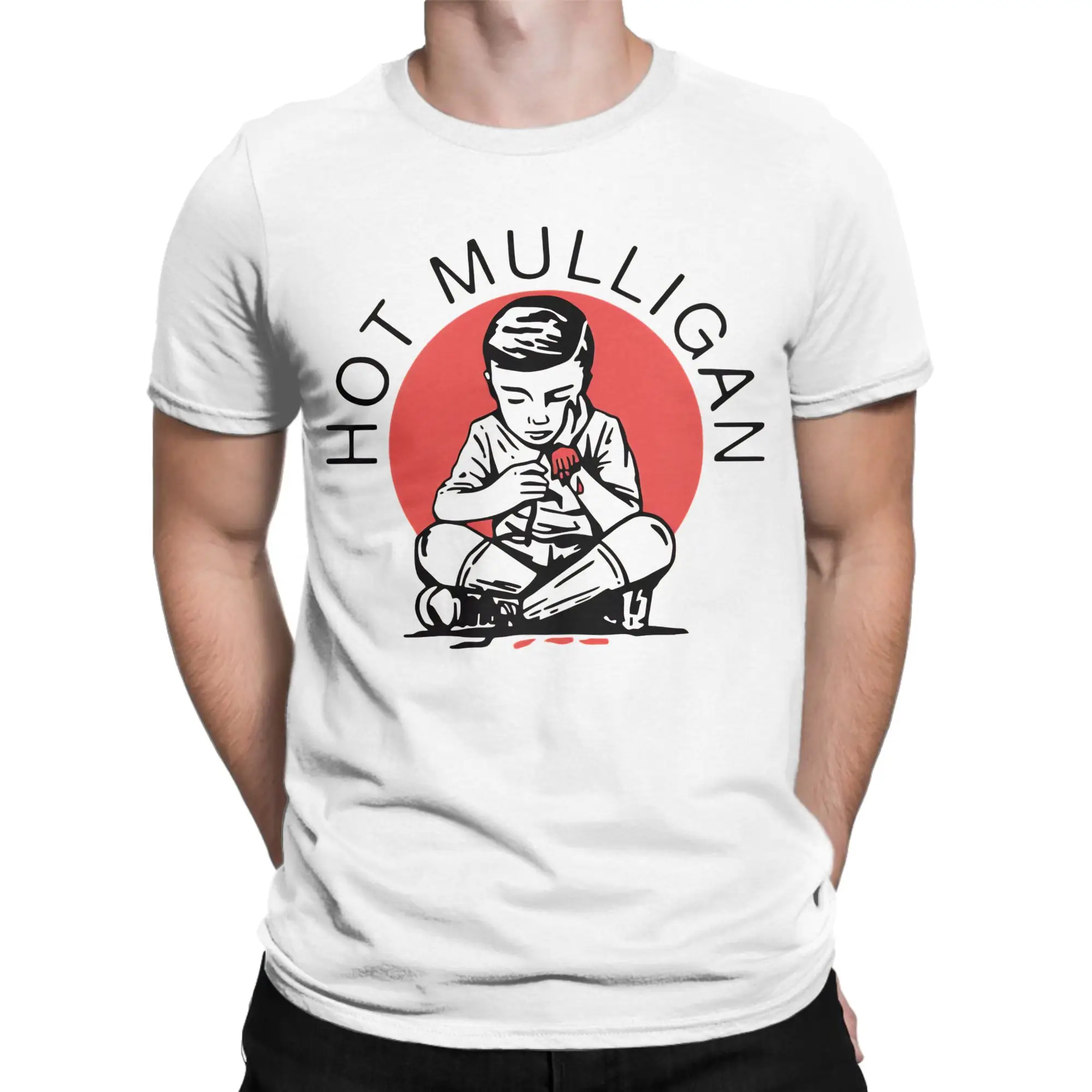 Post Hardcore Art  Classic Hot Mulligan Funny 100% Cotton T-Shirt Tees Tops For Men