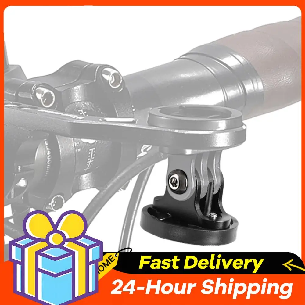 حامل كاميرا الدراجة، محول دعامة تثبيت ثابت للكمبيوتر، محول كاميرا من سبائك الألومنيوم لواجهة Garmin Edge