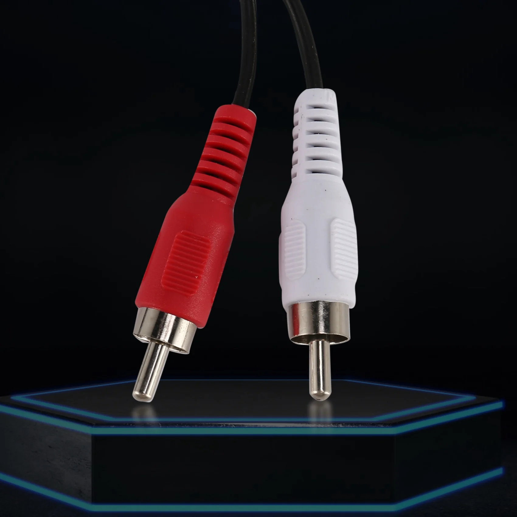 B29C-1.5M Usb A Male To 2X Rca Phono Male Av Cable Lead Pc Tv Aux Audio Video Adapter