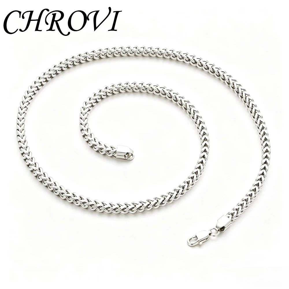 Fashion 925 sterling silver gold-plated 6MM dragon bone necklace on sale. 20-inch bracelet - luxurious and fashionable.