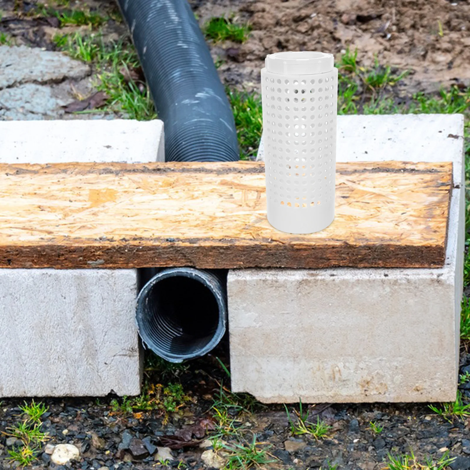 

Сетка дренажного фильтра 104 мм, высокая эффективность для водосточной трубы, корзина для компоста с червями, фитинги для уличной садовой желоба