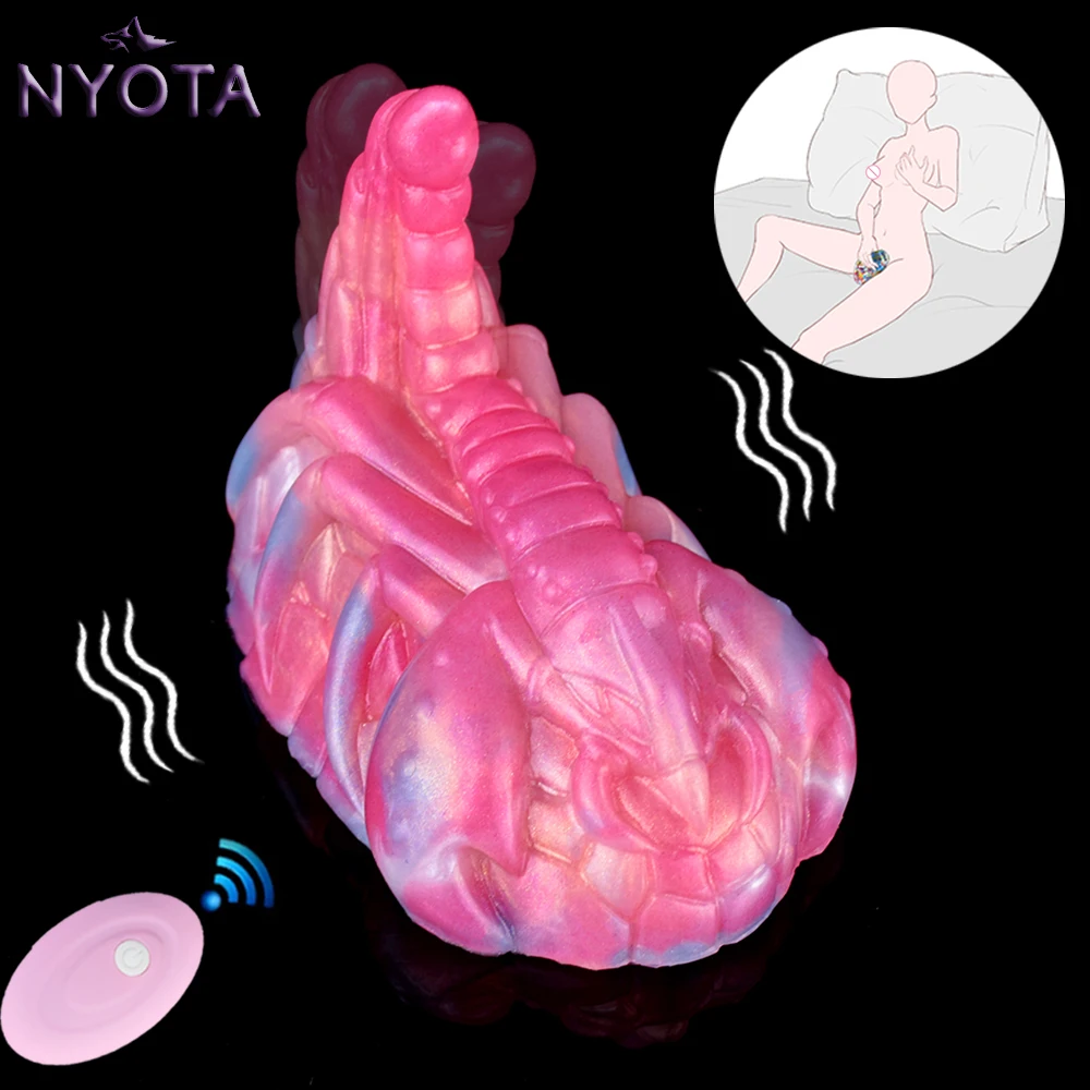 NYOTA Fantasy Scorpion Grinder Sex Toy Soft silicone G-spot Stimulation Grinders Bullet Vibrator Female Masturbator Adult Toys