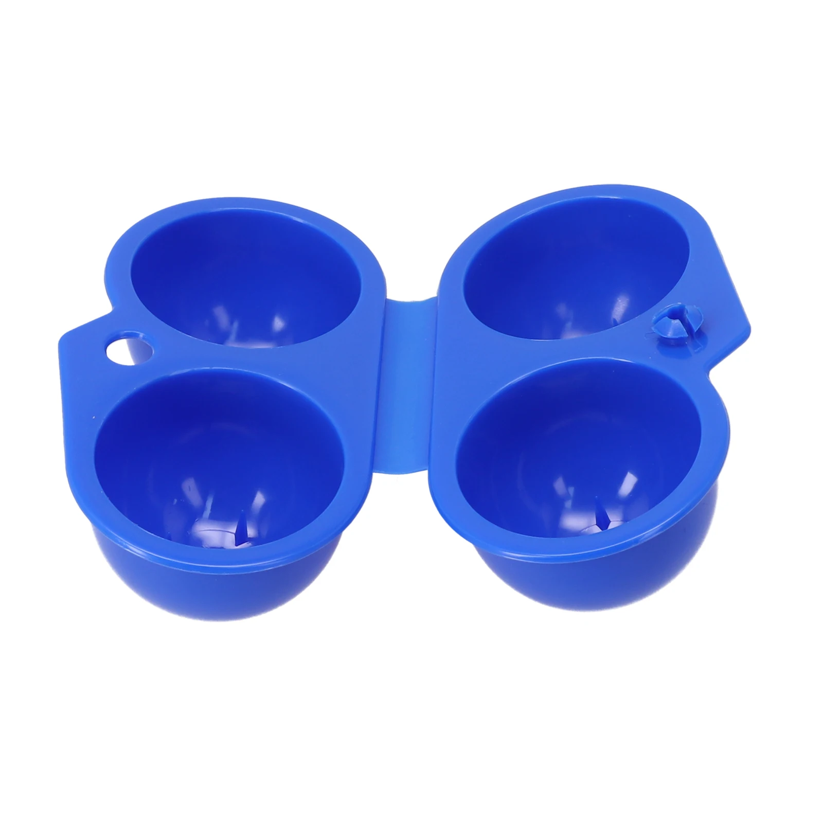 Handle Design Portable Egg Box Outdoor Camping Shockproof Container Camping Trips Blue Brightness Outdoor Camping