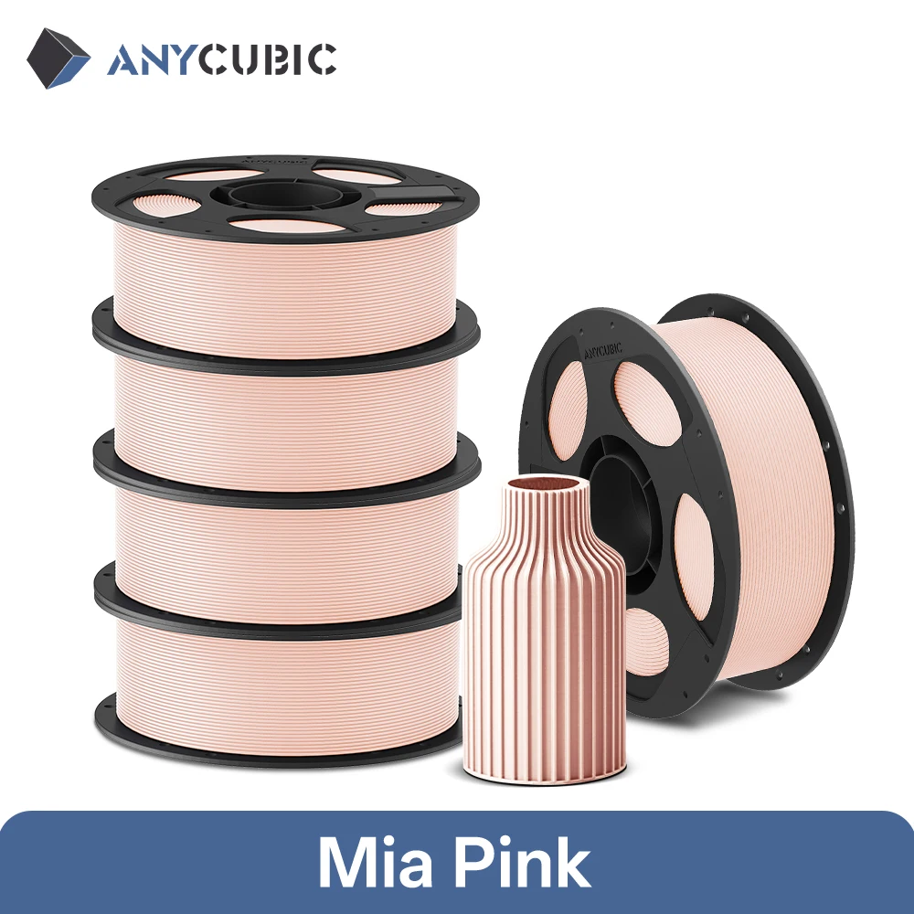 ANYCUBIC 5 kg PLA-Filament für FDM-3D-Drucker, 1,75 mm, umweltfreundliches 3D-Druckmaterial, Fehlung für Kobra S1C K3C EU US-Lager