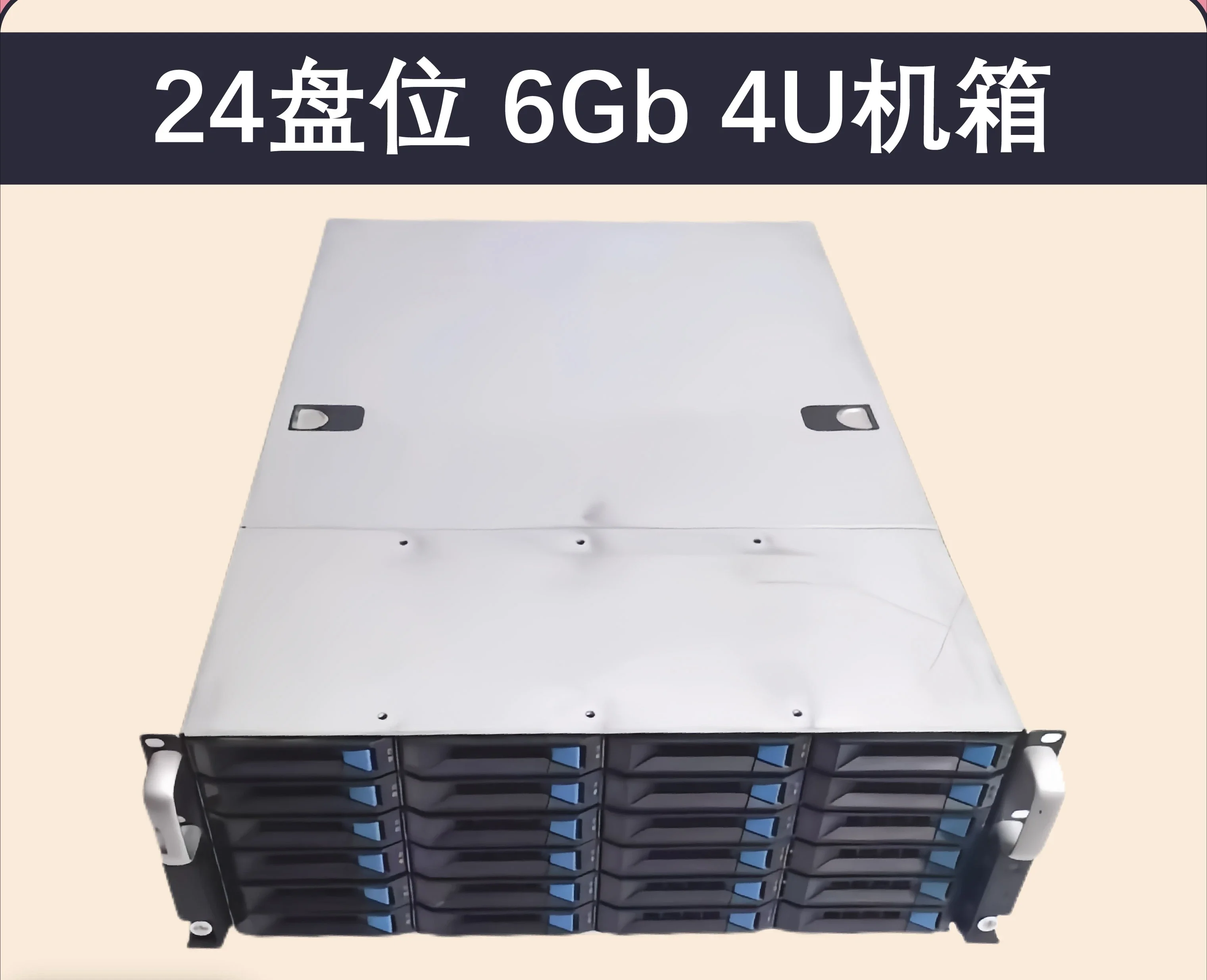 Voor 24/36-bay hot-swap NAS-serverchassis, 4U rack-mount opslagbehuizing voor oplossing voor dataopslaguitbreiding.