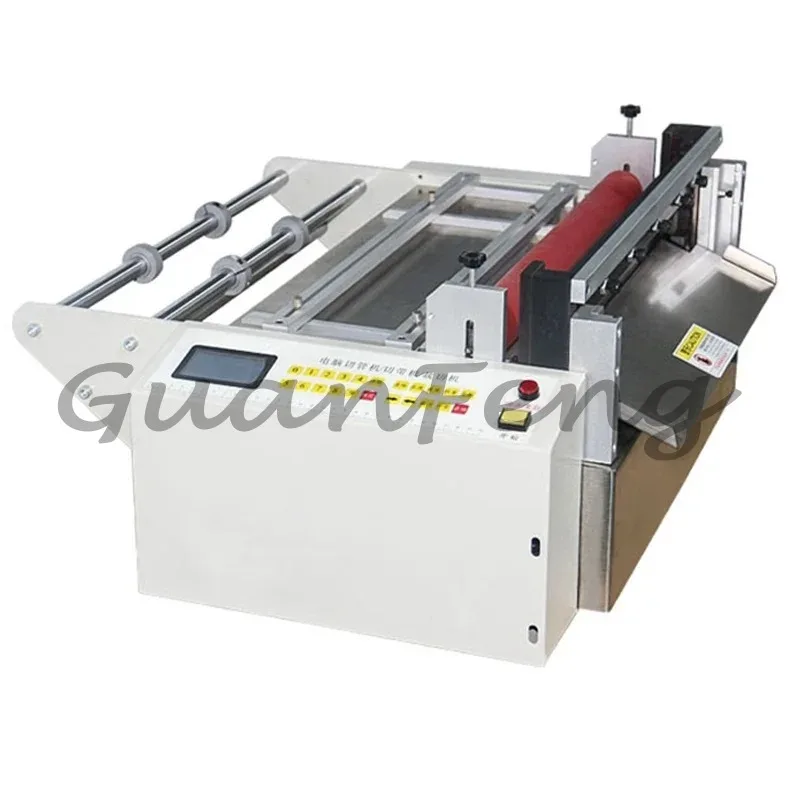 HQ-400 Smart Cutting Machine Programmable Length Control Non-Stop Operation Leather PVC Plastic Sheet