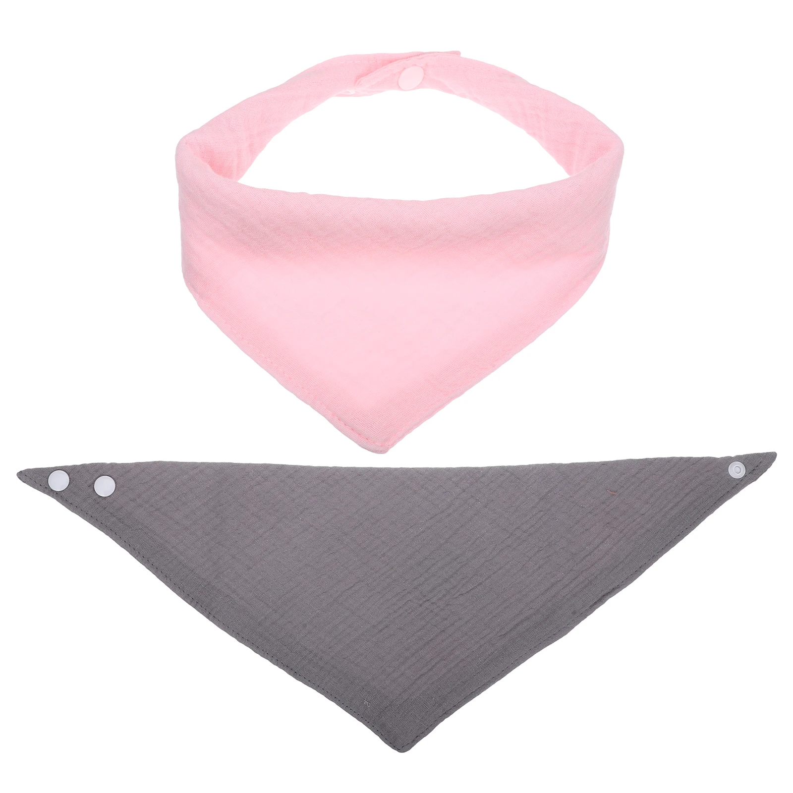 

2 шт. детские нагрудники, хлопковая бандана, нагрудники, простой стильный аксессуар для младенцев, бандана, нагрудник, слюнявчик