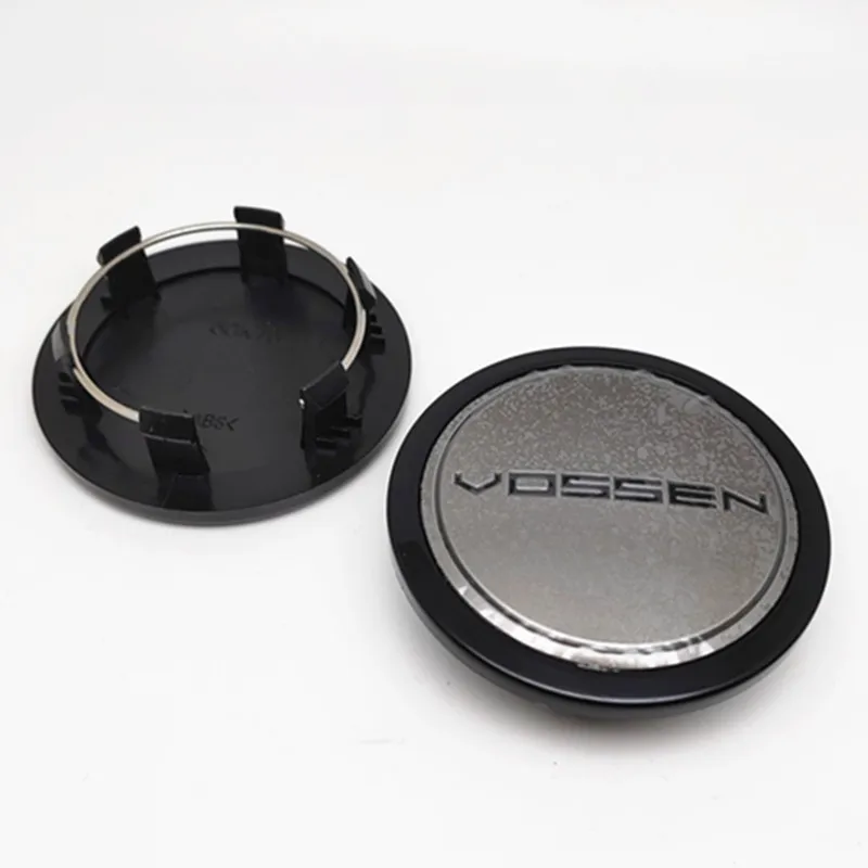 4pcs Vossen 76mm 60mm Wheel Center Hub Caps Auto Rims Dust Proof Center Hubcaps Emblem Cary Styling Replacement Cover