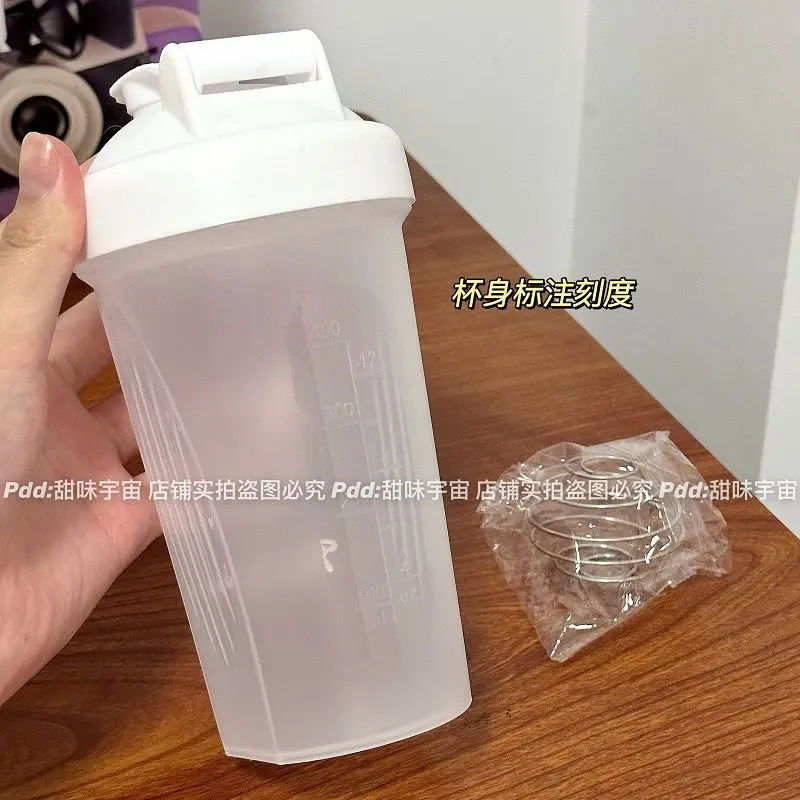 Anime Cartoon Hello Kitty My Melody Shaker Cup Sports Portable Convenient Mixing Cup 400ml Plastic Shaker Bottle Holiday Gift
