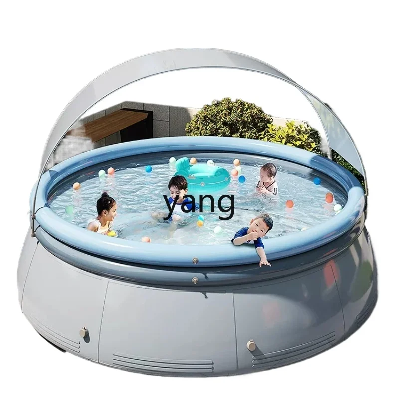 Yjq Large Children's Swimming Pool Household Children's Indoor Inflatable Swimming Pool Adult Outdoor Oversized Folding