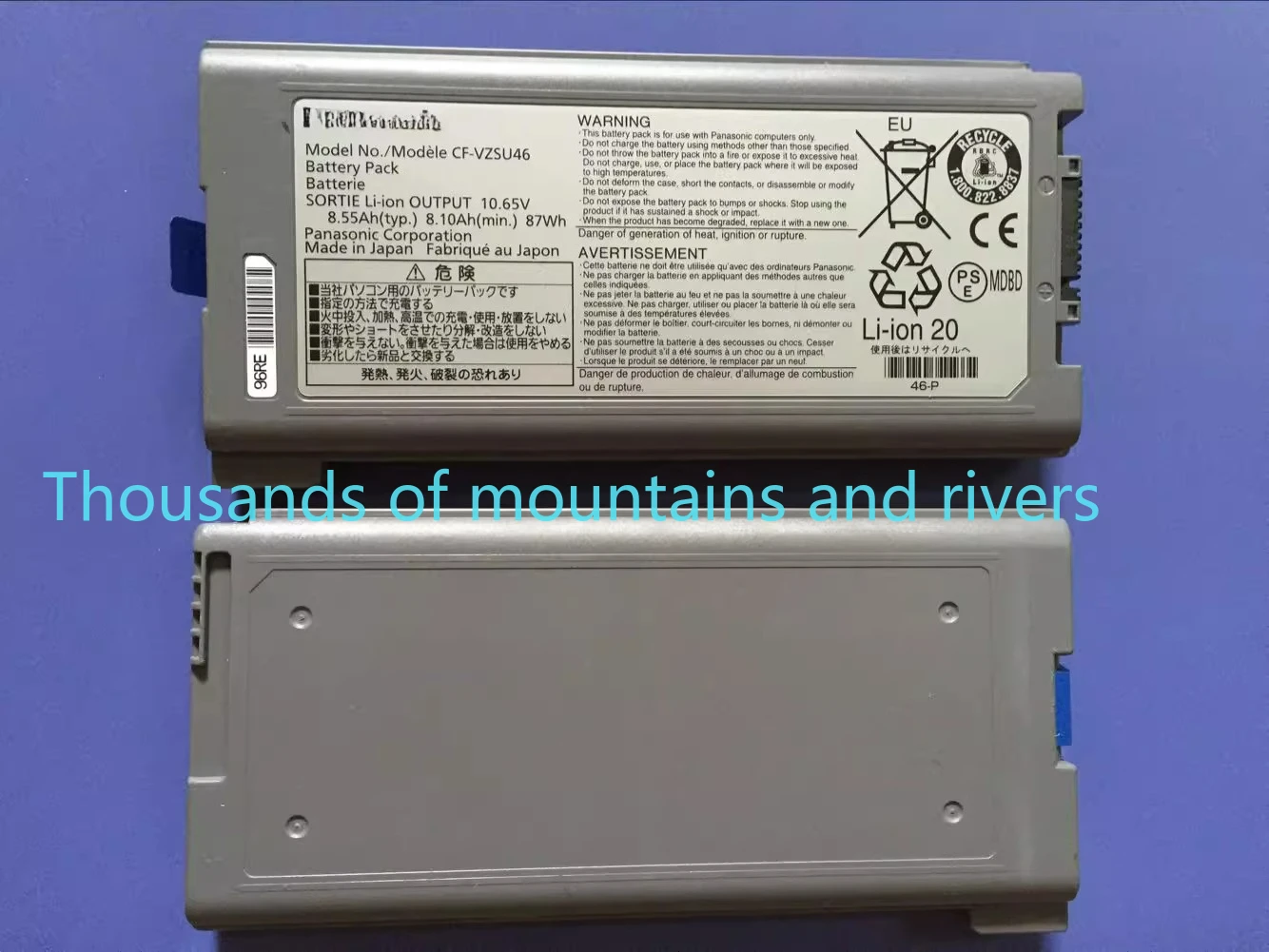 

KingSener 10.65V 8550mAh Battery CF-VZSU46 For Panasonic Toughbook CF-30 CF-31 CF-53 Series CF-VZSU46AU CF-VZSU46U CF-VZSU46S