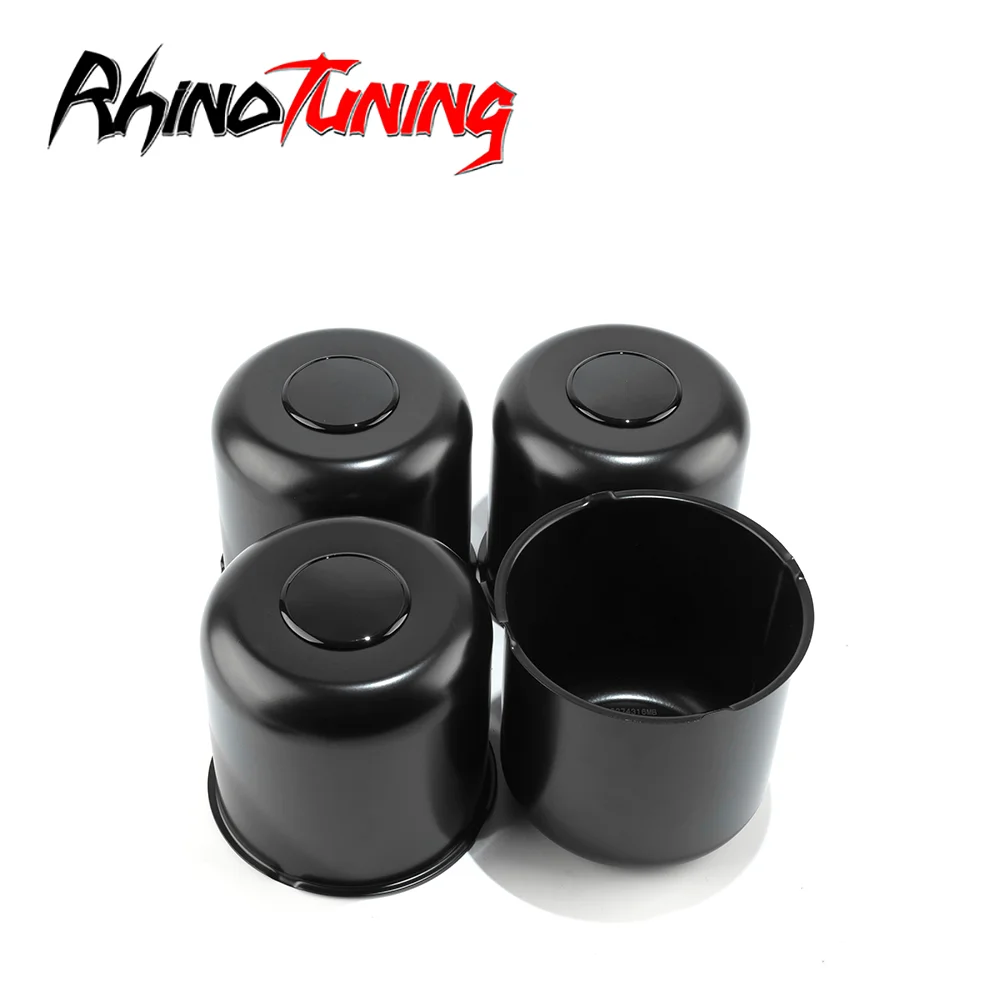 Rhino Tuning 1pc/4pcs 130mm(5.51in)(+ -1mm)/125.7mm(4.95in)(+ -1mm) Push Through Center Caps Auto Parts  Exterior Accessories