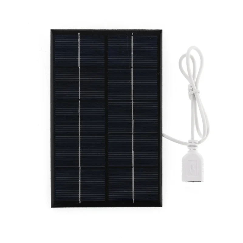 USB Solar Panel Outdoor 5V Portable Solars Charger Plate Climbing Fast Charging Polysilicon Tablet Sol-ar Generator for Travel