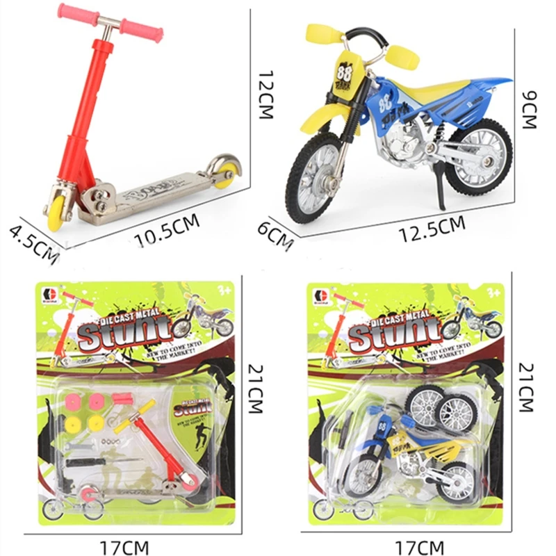 Nieuwe Vinger Scooter Skate Boarding Mini Vinger Speelgoed DIY Kits Volwassenen Feestartikelen Set