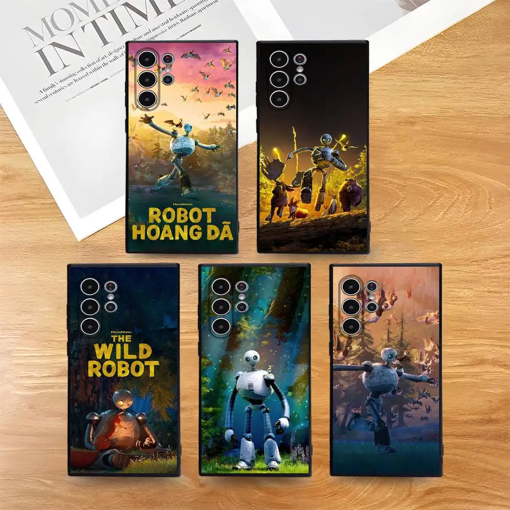 

The Wild R-Robot TV Phone Case for Phone S series s21 s22 s23 s24 s25 FE Plus Ultra TPU Soft to Skin-friendly case