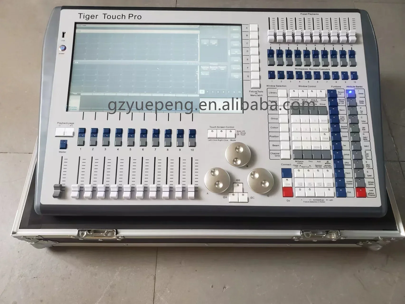 2025dmx 512 controller titan controller stage light dj lighting system tiger touch pro console light dmx controller