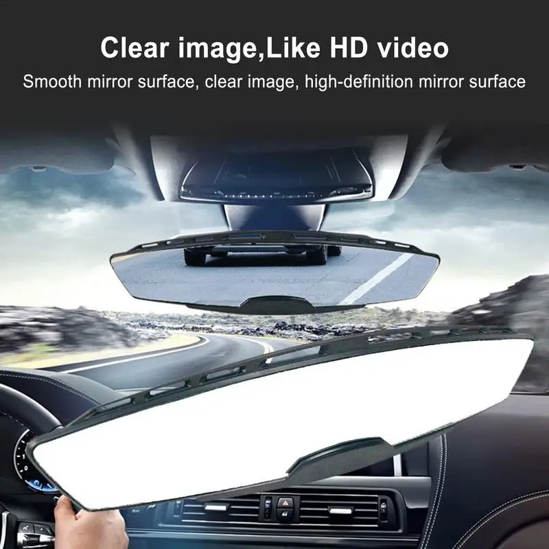 Rear View Mirror Anti Reflector Large Field Rear View Mirror Car Safety View Back Seat Mirror Interior Vehical tools Accessory