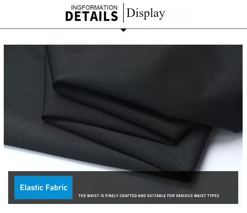 Herbst Neue Koreanische Slim-fit männer Kleid Hosen Elastische Mid-taille Nicht bügeln Anzug Hosen Kleine fuß Hosen Dünne männer Hosen – Detail 5