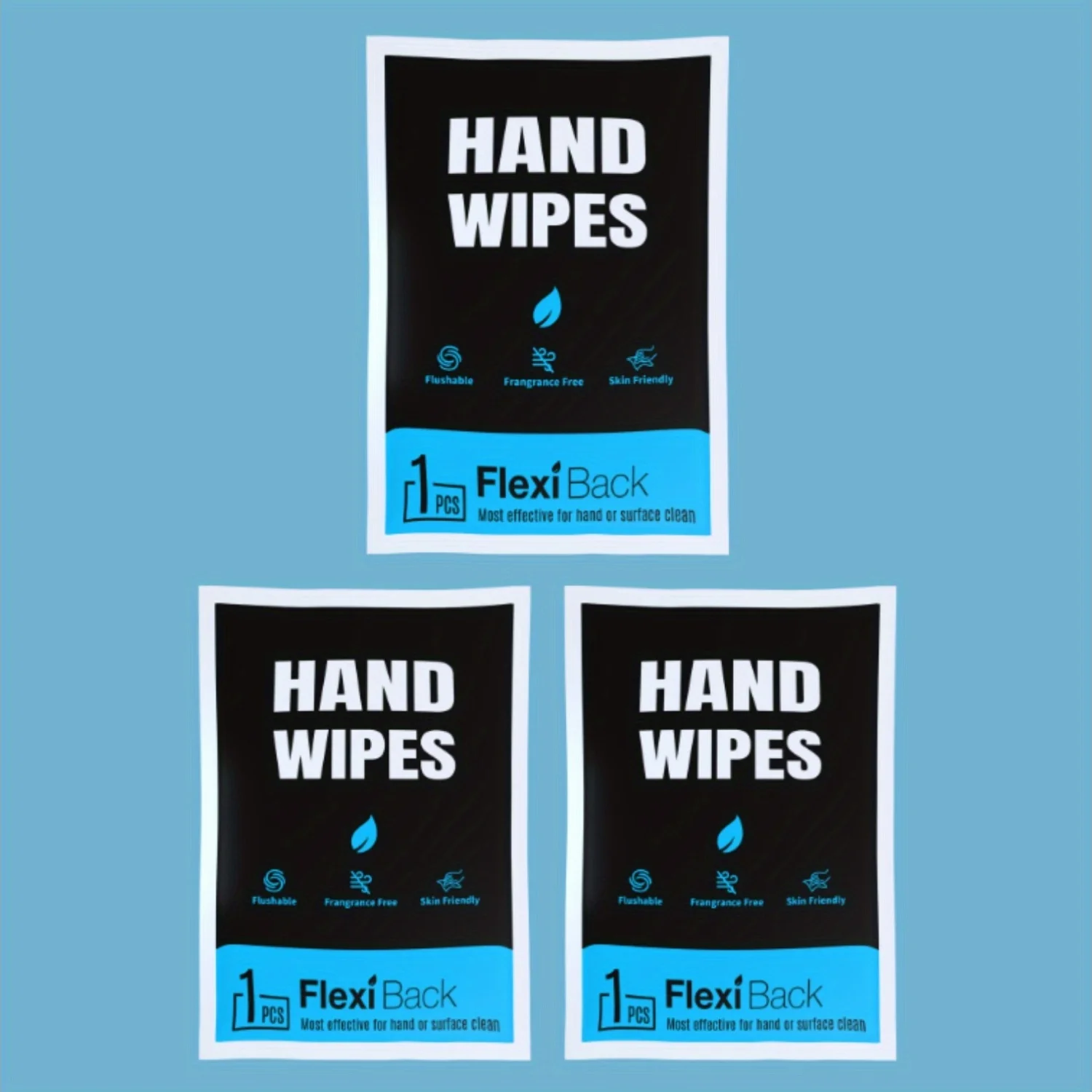 1 paquet de (30 points) de lingettes pour adultes extra larges non parfumées emballées individuellement - Lingettes alcoolisées pour une utilisation en déplacement