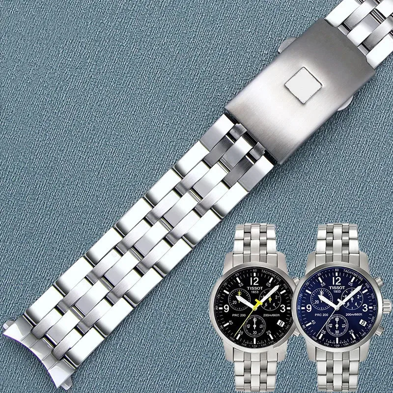 

Stainless Steel Watch Band for Tissot T035 T17 T014 T055 Watchband Butterfly Buckle Strap Wrist Bracelet 19mm 20mm