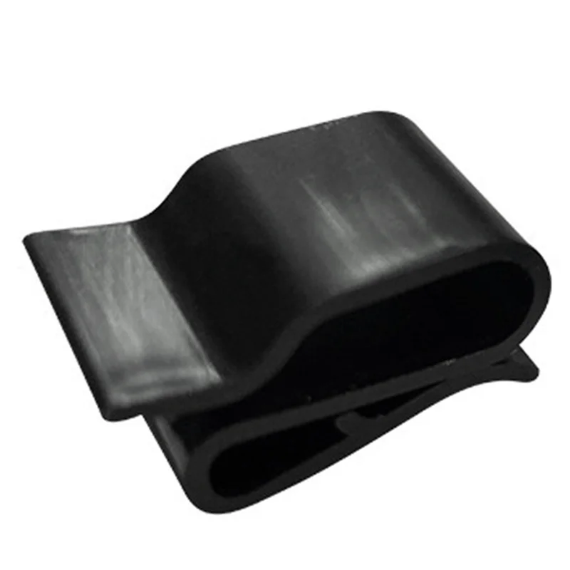 VEHO-100PCS مشابك أسلاك لوحة الطاقة الشمسية الكهروضوئية مشبك كابلات PV لقوس الإطار الشمسي مع نطاق 1.0 مم - 3.2 مم أسود