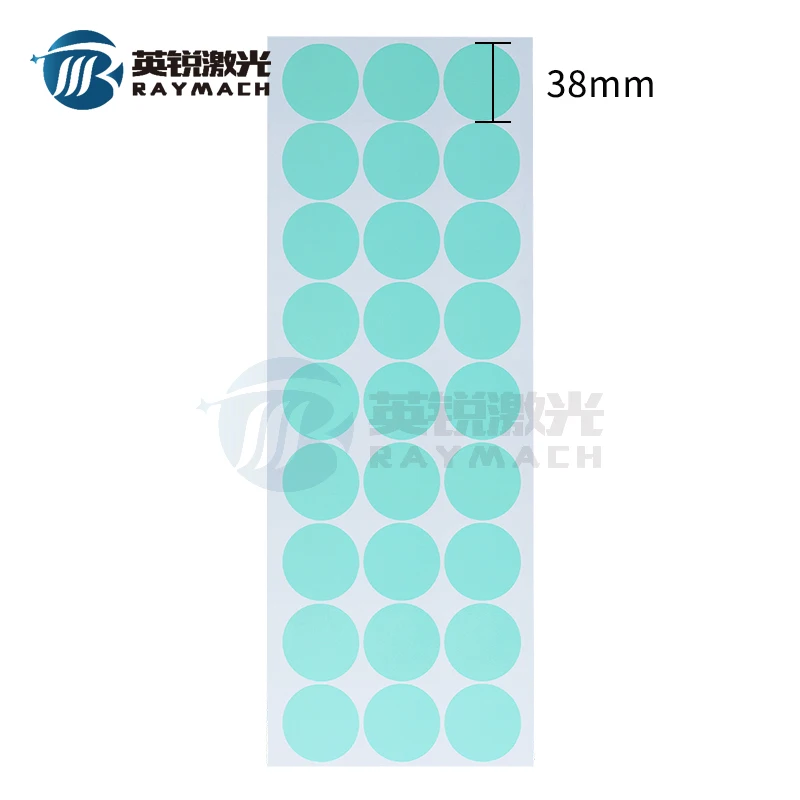 Raymach Anti-gray Dustproof Film D38mm D50mm Green Film For Fiber Laser Cutting Head Special Using Dust Tapes Cleaning