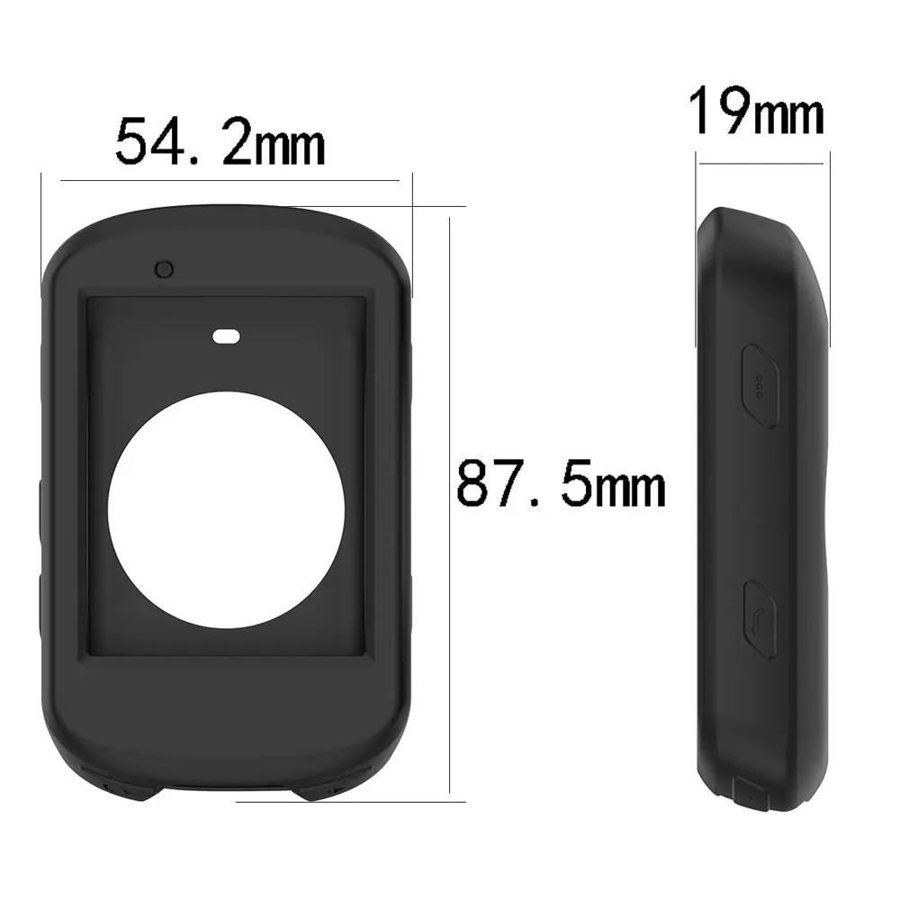 غطاء واقي شاشة سيليكون من البولي يمن ، غشاء زجاجي مقسى ، ساعة مضادة للسقوط ، غطاء حافظة ناعم ، Garmin Edeg ، من من (2 + 1)