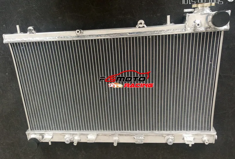 Aluminum Radiator+Fans For Subaru Forester SF Impreza Outback L S RS H4 2.5 2.2 1999-2002 2000 2001 99 00 01 02