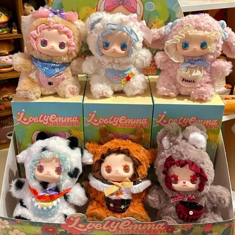 

In Spot Lovely Emma Pocket Zoo Vinyl Plush Doll Blind Box - Trendy Surprise Gift Cute Girl Toy Collectible Ornament For Children