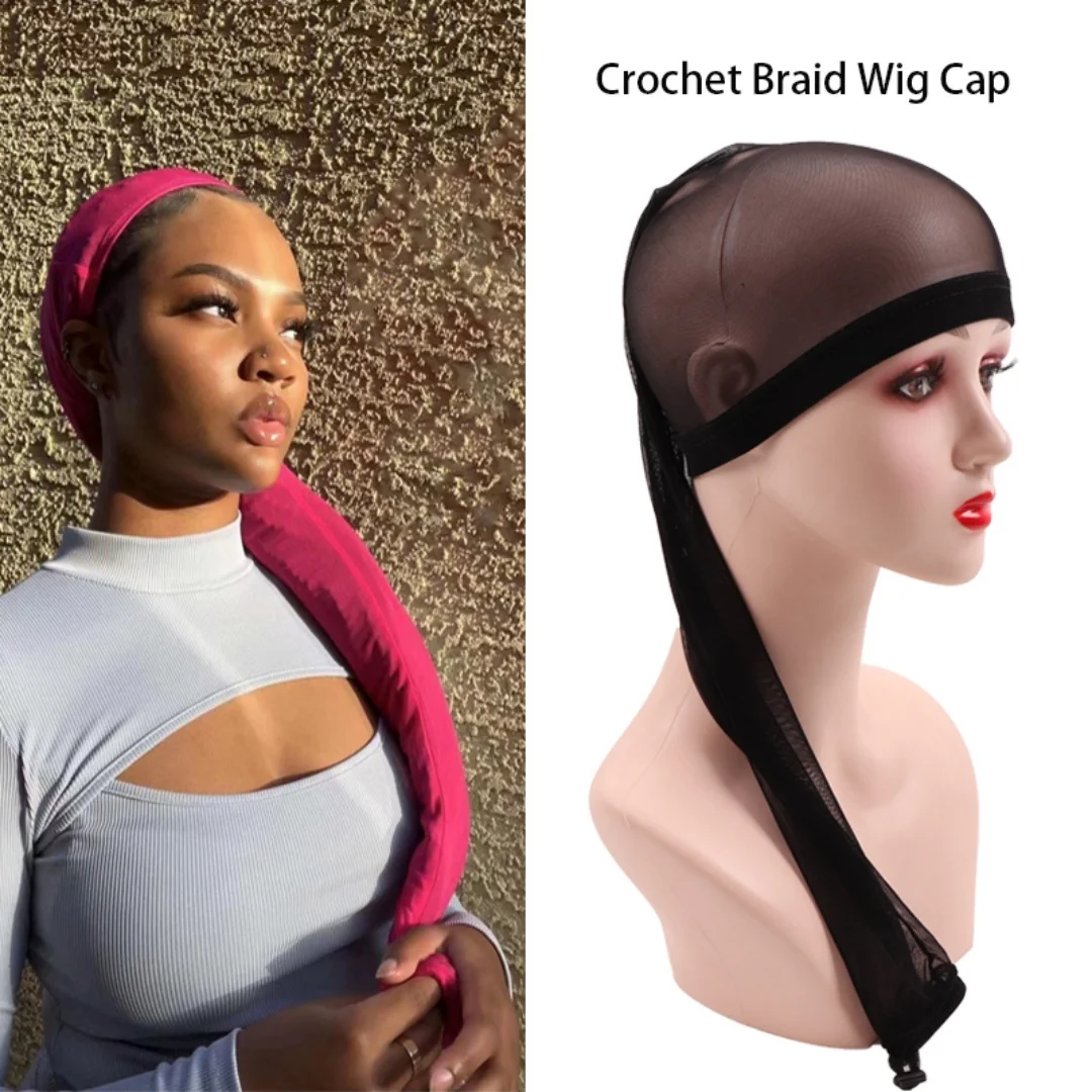 

Dreadlock Tube For Long Braids Extra Size Black Cover Dreadlocks Wrinkle Free Braid Hairnet Cap For Topknot Light Weight Sleeve