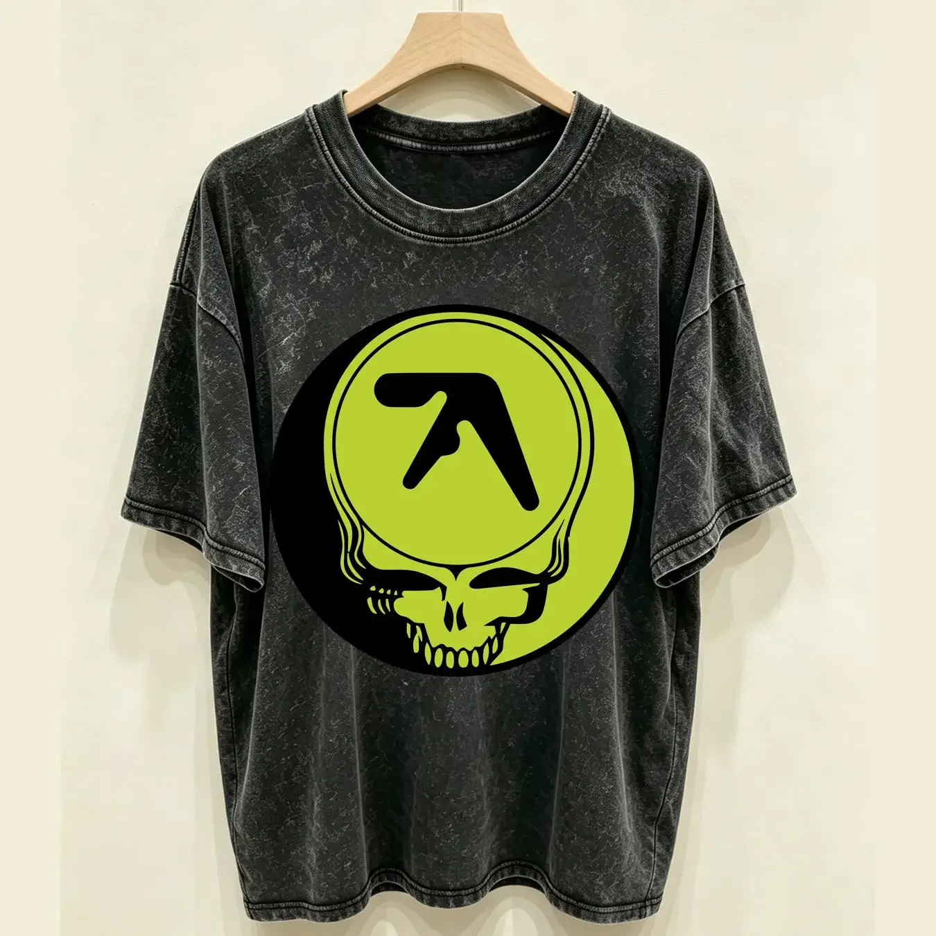 washed T Shirt Aphex Grateful D Electronic Music Experimental IDM long or short sleeves vintage Washed designer clothes