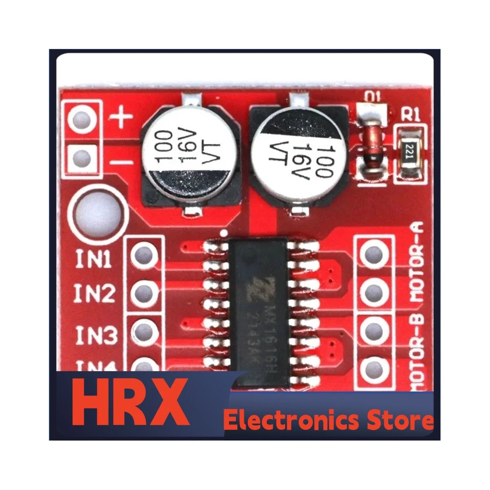 MX1508 Motor Driver Module 2V-10V 1.5A 2-Way Reversing PWM Speed Dual H Bridge Stepper Motor Driver 1-10PCS